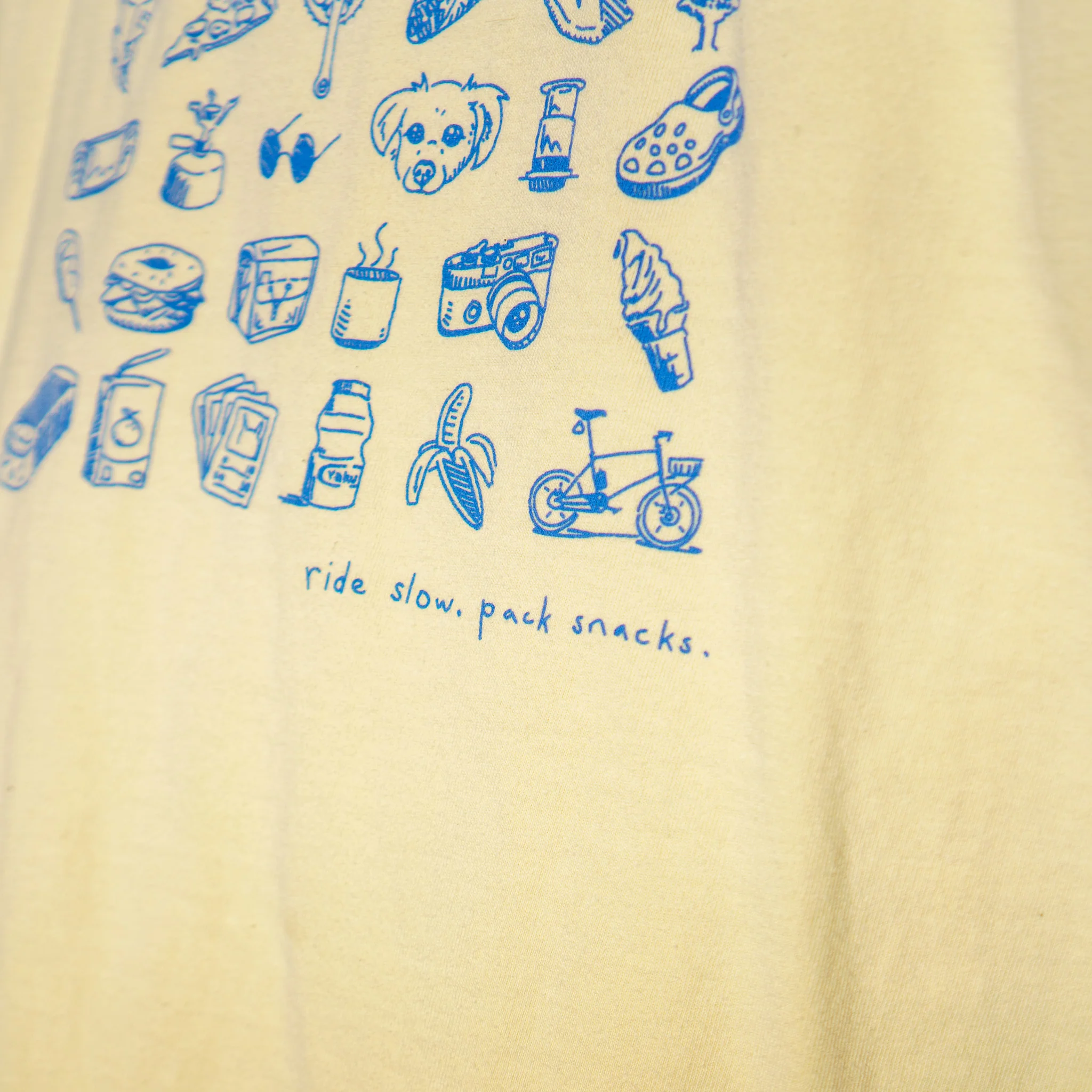 Ride Slow. Pack Snacks T-Shirt - Image 3