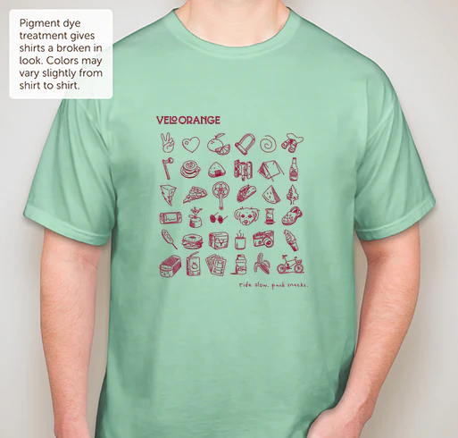 Ride Slow. Pack Snacks T-Shirt - Image 5