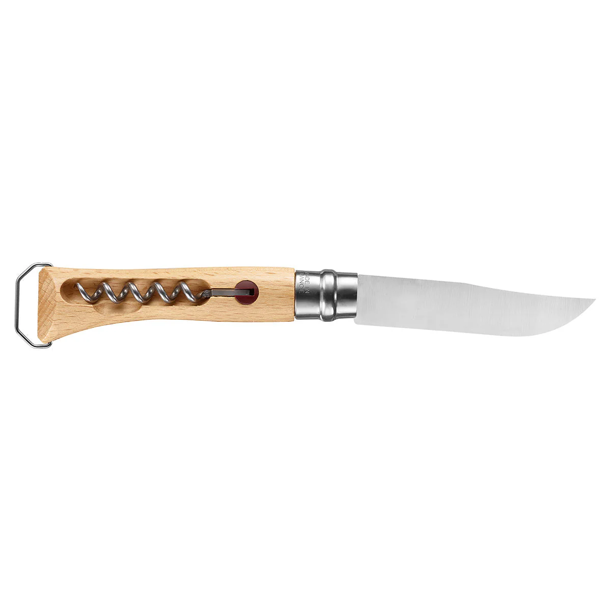 Opinel No.10 Stainless Knife + Corkscrew - Image 4