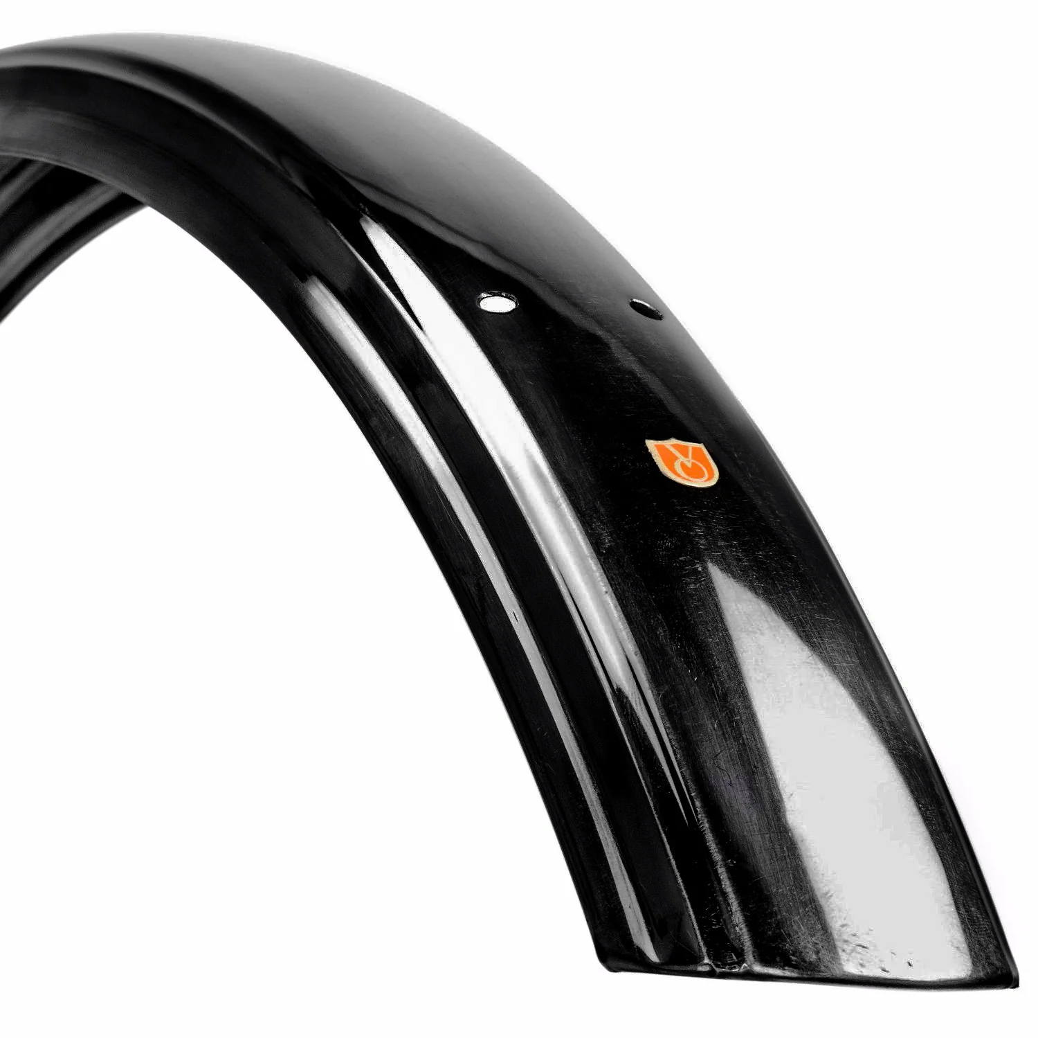 700c Fluted Fenders, 63mm - Silver and Noir - Image 3