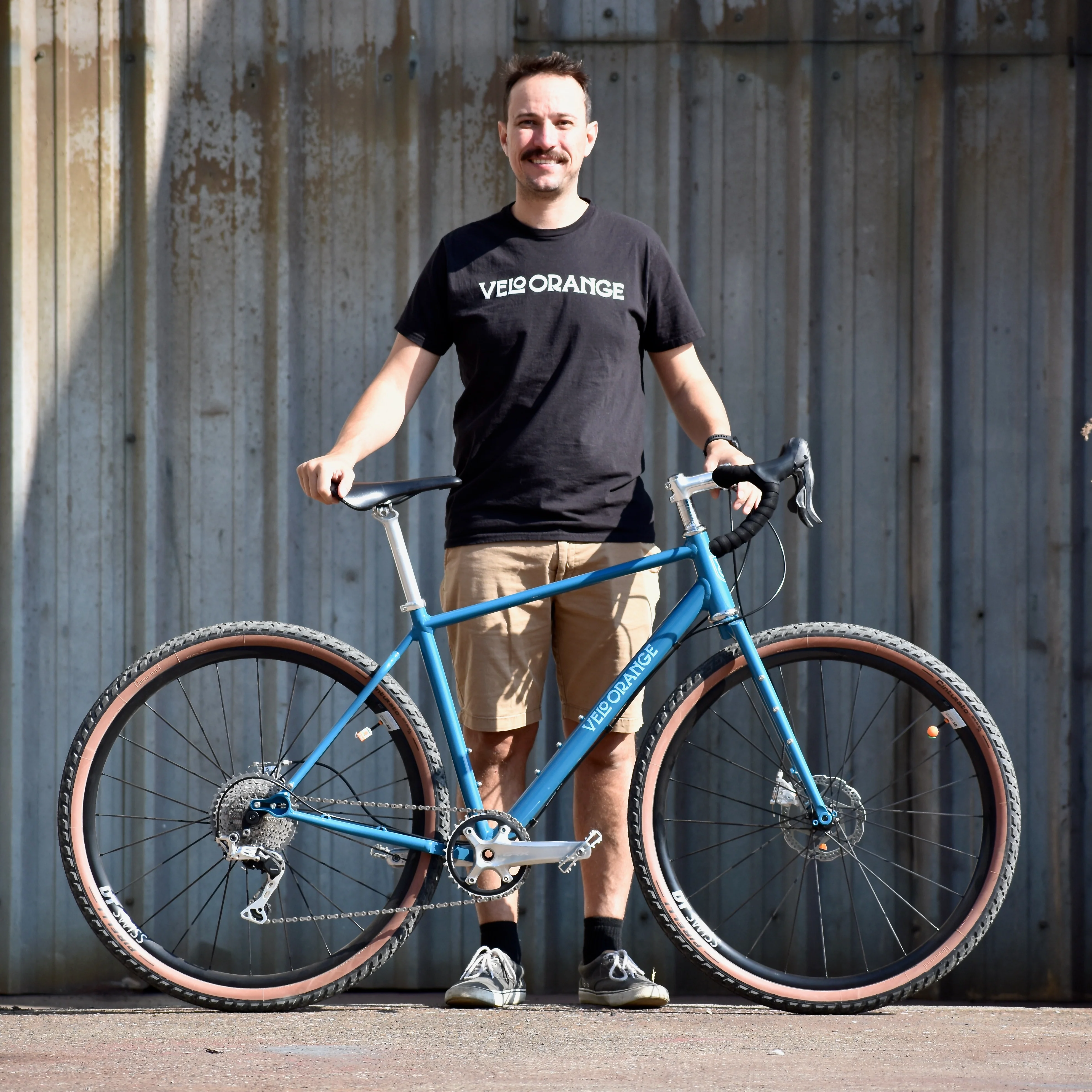 Velo Orange Classic Black T-Shirt - Image 3