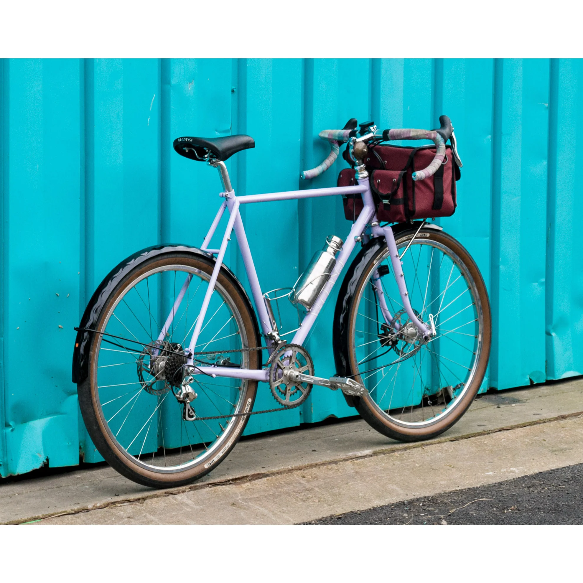650b Wavy Fenders, 58mm - Silver and Noir - Image 6